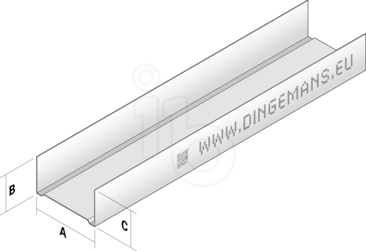 STALEN U-PROFIEL U-50 L=4000MM