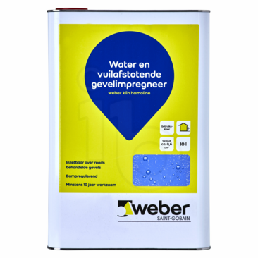 WEBER.KLIN HAMOLINE GEVELIMPREGENEER 10 LTR